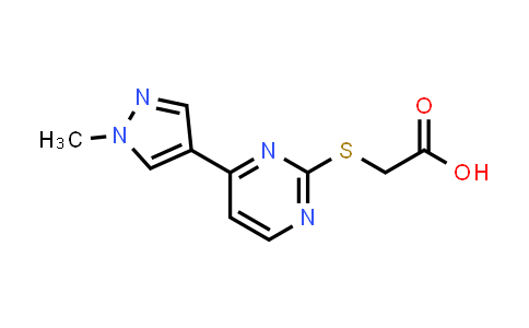 ([4-(1-Methyl-1H-pyrazol-4-yl)pyrimidin-2-yl]thio)acetic acid
