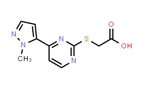 ([4-(1-Methyl-1H-pyrazol-5-yl)pyrimidin-2-yl]thio)acetic acid