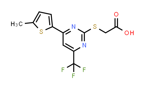 ([4-(5-Methylthien-2-yl)-6-(trifluoromethyl)pyrimidin-2-yl]thio)acetic acid