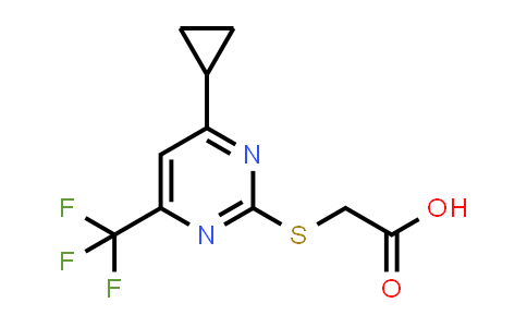 ([4-Cyclopropyl-6-(trifluoromethyl)pyrimidin-2-yl]thio)acetic acid