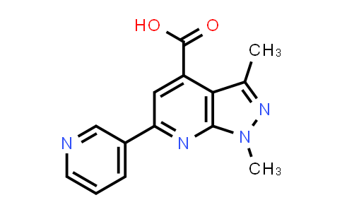 1,3-Dimethyl-6-(3-pyridyl)pyrazolo[3,4-b]pyridine-4-carboxylic acid