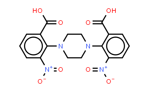 1,4-Bis(2-carboxy-6-nitro-fenil)piperazine