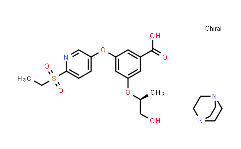 1,4-Diazabicyclo[2.2.2]octane (S)-3-((6-(ethylsulfonyl)pyridin-3-yl)oxy)-5-((1-hydroxypropan-2-yl)oxy)benzoate