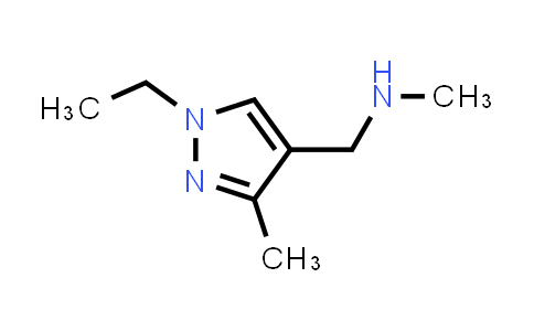 1-(1-Ethyl-3-methyl-pyrazol-4-yl)-N-methyl-methanamine