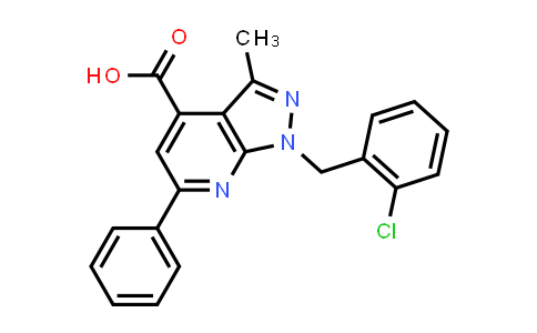 1-(2-Chlorobenzyl)-3-methyl-6-phenyl-1H-pyrazolo[3,4-b]pyridine-4-carboxylic acid