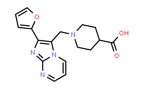 1-(2-Furan-2-yl-imidazo[1,2-a]pyrimidin-3-ylmethyl)-piperidine- 4-carboxylic acid