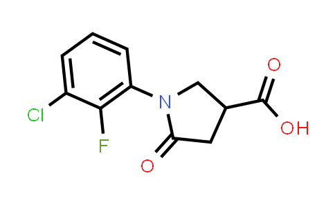 1-(3-Chloro-2-fluoro-phenyl)-5-oxo-pyrrolidine-3-carboxylic acid