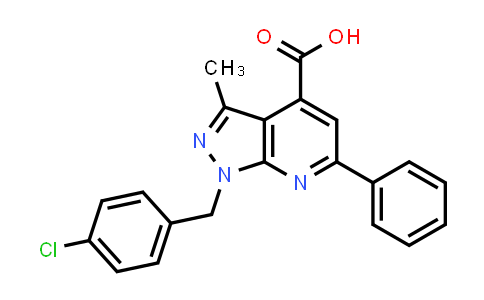 1-(4-Chlorobenzyl)-3-methyl-6-phenyl-1H-pyrazolo[3,4-b]pyridine-4-carboxylic acid