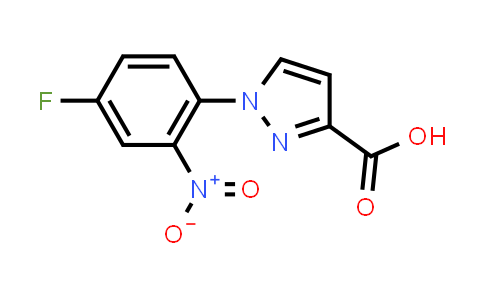 1-(4-Fluoro-2-nitrophenyl)-1H-pyrazole-3-carboxylic acid
