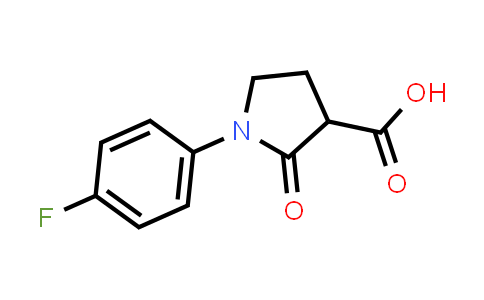 1-(4-fluorophenyl)-2-oxo-pyrrolidine-3-carboxylic acid
