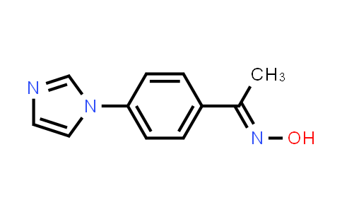 1-(4-imidazol-1-ylphenyl)ethanone oxime