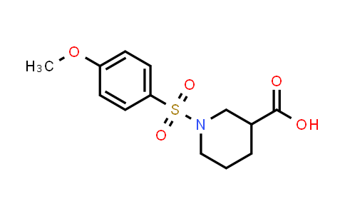 1-(4-Methoxyphenyl)sulfonylpiperidine-3-carboxylic acid