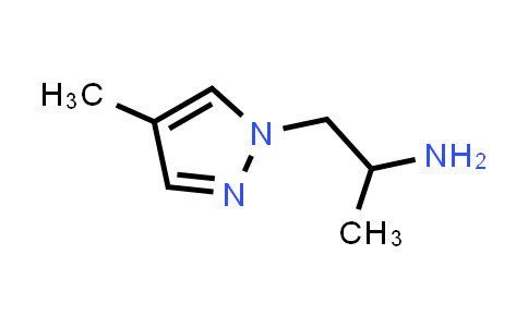 1-(4-methylpyrazol-1-yl)propan-2-amine
