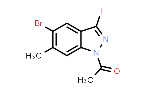 1-(5-Bromo-3-iodo-6-methyl-indazol-1-yl)ethanone