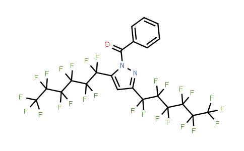 1-Benzoyl-3,5-bis(perfluorohexyl)pyrazole