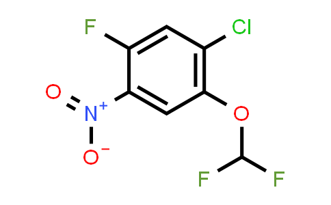 1-Chloro-2-(difluoromethoxy)-5-fluoro-4-nitro-benzene