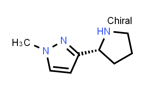 1-methyl-3-[(2R)-pyrrolidin-2-yl]pyrazole