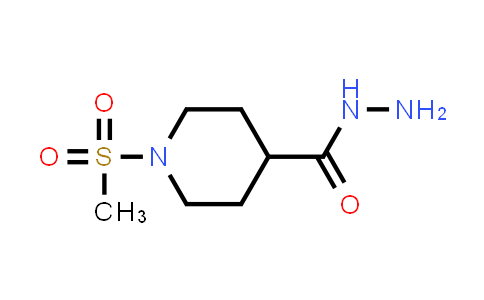 1-methylsulfonylpiperidine-4-carbohydrazide