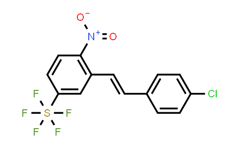1-Nitro-2-[2-(4-chlorophenyl)vinyl]-4-(pentafluorosulfanyl)benzene