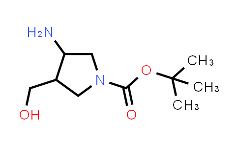 1-Pyrrolidinecarboxylic acid, 3-amino-4-(hydroxymethyl)-, 1,1-dimethylethyl ester