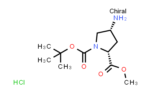 1-tert-Butyl O2-methyl (2R,4R)-4-aminopyrrolidine-1,2-dicarboxylate hydrochloride