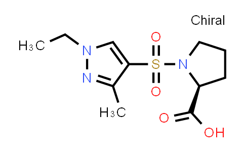 1-[(1-Ethyl-3-methyl-1H-pyrazol-4-yl)sulfonyl]proline