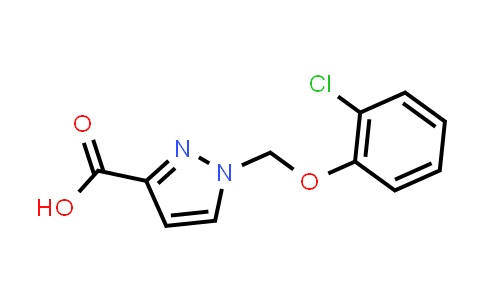 1-[(2-Chlorophenoxy)methyl]-1H-pyrazole-3-carboxylic acid