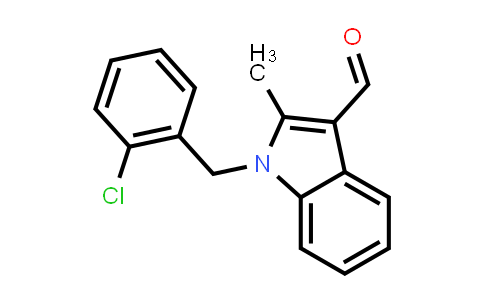 1-[(2-Chlorophenyl)methyl]-2-methyl-indole-3-carbaldehyde