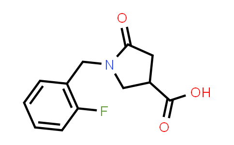 1-[(2-Fluorophenyl)methyl]-5-oxo-pyrrolidine-3-carboxylic acid