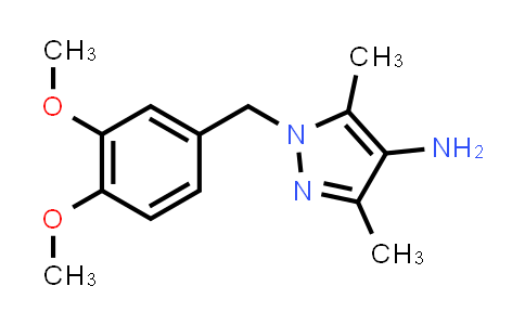 1-[(3,4-dimethoxyphenyl)methyl]-3,5-dimethyl-pyrazol-4-amine