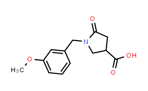 1-[(3-Methoxyphenyl)methyl]-5-oxo-pyrrolidine-3-carboxylic acid