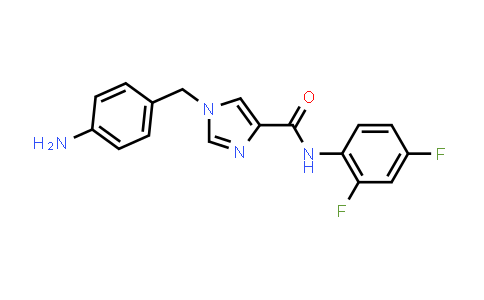 1-[(4-Aminophenyl)methyl]-N-(2,4-difluorophenyl)imidazole-4-carboxamide