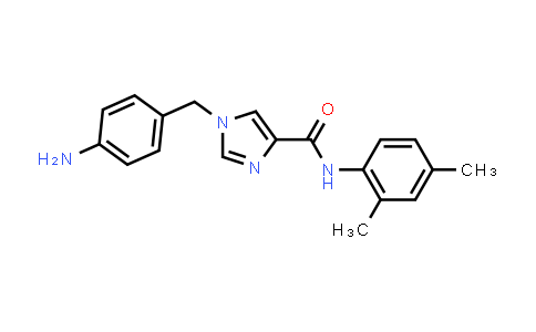 1-[(4-Aminophenyl)methyl]-N-(2,4-dimethylphenyl)imidazole-4-carboxamide