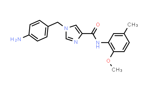 1-[(4-Aminophenyl)methyl]-N-(2-methoxy-5-methyl-phenyl)imidazole-4-carboxamide