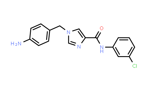 1-[(4-Aminophenyl)methyl]-N-(3-chlorophenyl)imidazole-4-carboxamide