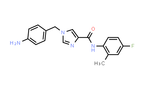 1-[(4-Aminophenyl)methyl]-N-(4-fluoro-2-methyl-phenyl)imidazole-4-carboxamide
