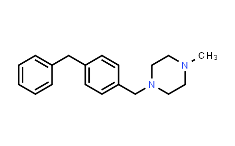 1-[(4-benzylphenyl)methyl]-4-methyl-piperazine