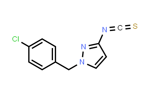 1-[(4-chlorophenyl)methyl]-3-isothiocyanato-pyrazole