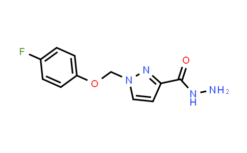 1-[(4-fluorophenoxy)methyl]pyrazole-3-carbohydrazide