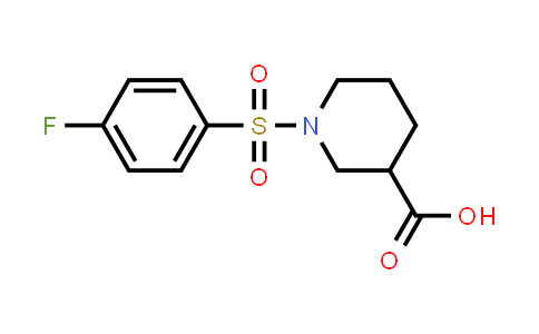 1-[(4-Fluorophenyl)sulfonyl]piperidine-3-carboxylic acid