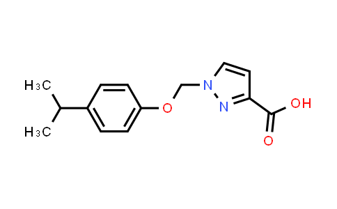 1-[(4-Isopropylphenoxy)methyl]-1H-pyrazole-3-carboxylic acid