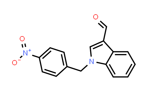 1-[(4-nitrophenyl)methyl]indole-3-carbaldehyde