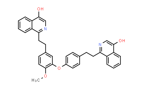 1-[2-[4-[5-[2-(4-Hydroxy-1-isoquinolyl)ethyl]-2-methoxy-phenoxy]phenyl]ethyl]isoquinolin-4-ol