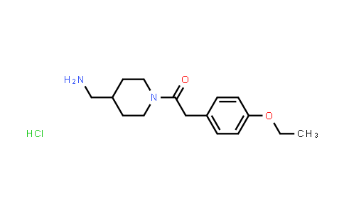 1-[4-(Aminomethyl)-1-piperidyl]-2-(4-ethoxyphenyl)ethanone hydrochloride