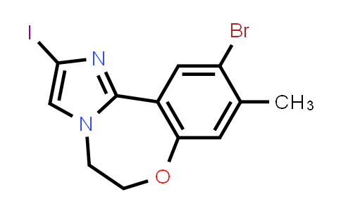10-Bromo-2-iodo-9-methyl-5,6-dihydroimidazo[1,2-d][1,4]benzoxazepine