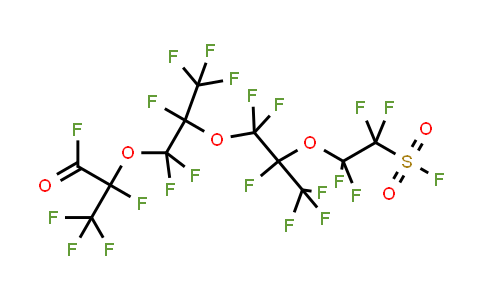 2,3,3,3-tetrafluoro-2-[1,1,2,3,3,3-hexafluoro-2-[1,1,2,3,3,3-hexafluoro-2-(1,1,2,2-tetrafluoro-2-fluorosulfonyl-ethoxy)propoxy]propoxy]propanoyl fluoride