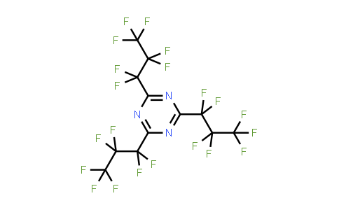 2,4,6-tris(1,1,2,2,3,3,3-heptafluoropropyl)-1,3,5-triazine