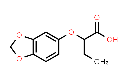 2-(1,3-Benzodioxol-5-yloxy)butanoic acid
