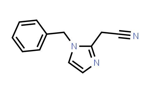 2-(1-benzylimidazol-2-yl)acetonitrile