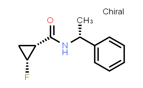 (1R,2R)-2-Fluoro-N-[(1R)-1-phenylethyl]cyclopropanecarboxamide